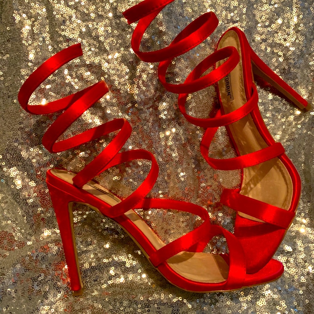 Cape Robbin Red spring strap sandal Size 10